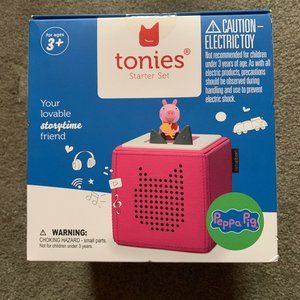 NWT Tonies Peppa Pig Toniebox Starter Set